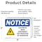Signmission Electrical Main Disconnect Not Sign With Symbol, 5 in W x Rectangle, Vinyl Decal OS-2PACK-NS-D-35-L-11658 - alternate 5